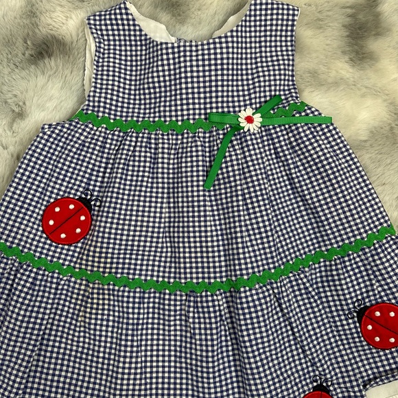 Chantilly place girls ladybug dress - Picture 3 of 5
